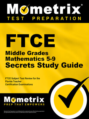 cover image of FTCE Middle Grades Mathematics 5-9 Secrets Study Guide
